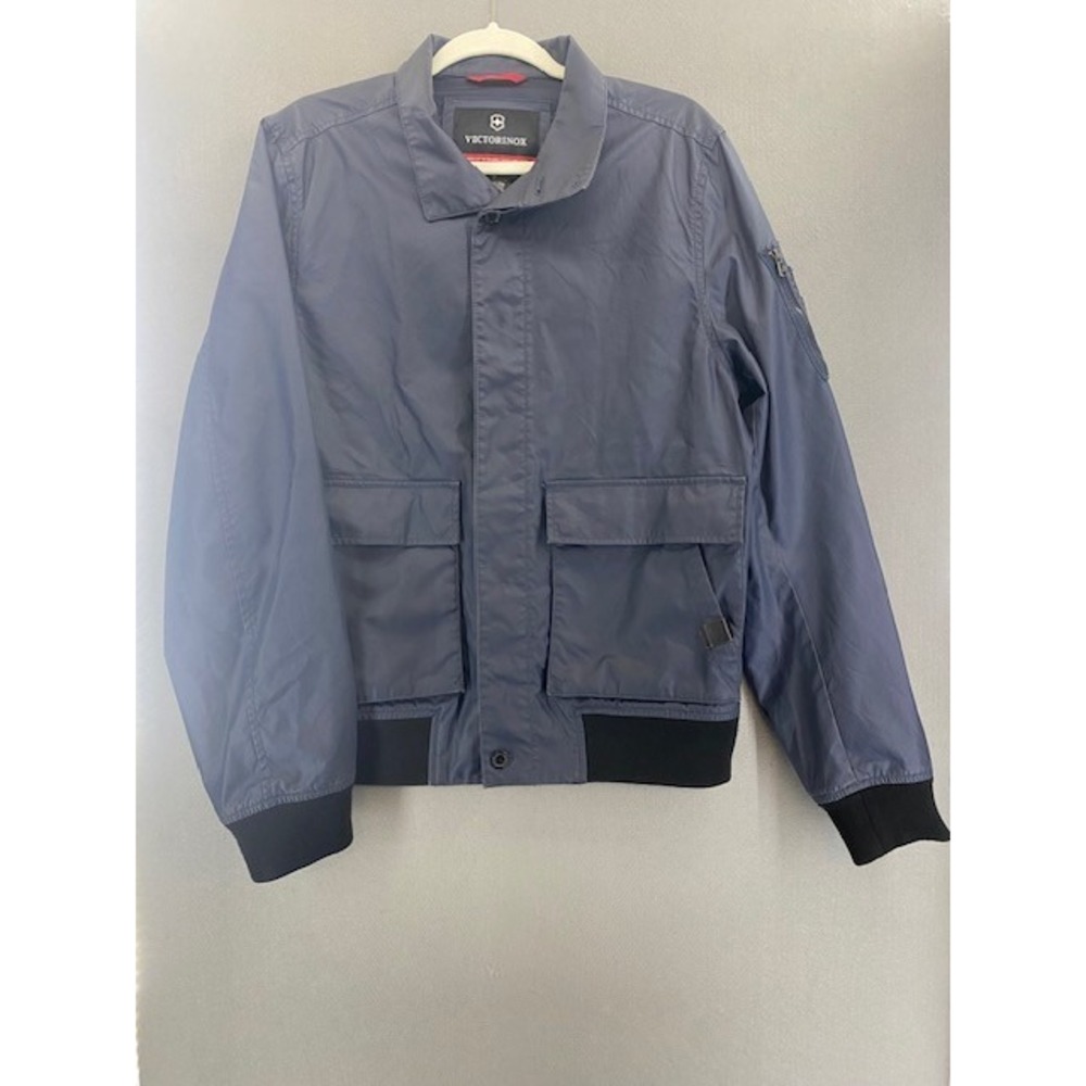 Victorinox Men's Medium Chapman Showerproof Coated Canvas Harrington Jacket
